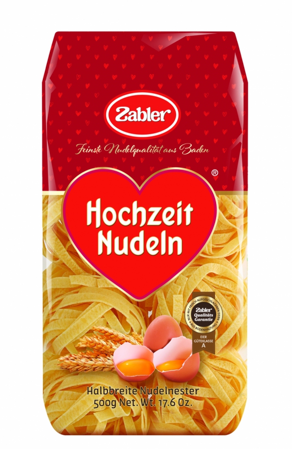 Halbbreite Nudelnester